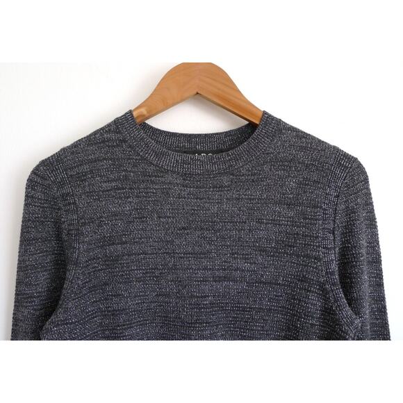 A.P.C. France Rivage Wool Metallic Gunmetal Sweater Knit Top SSENSE XS $245 - Picture 3 of 9